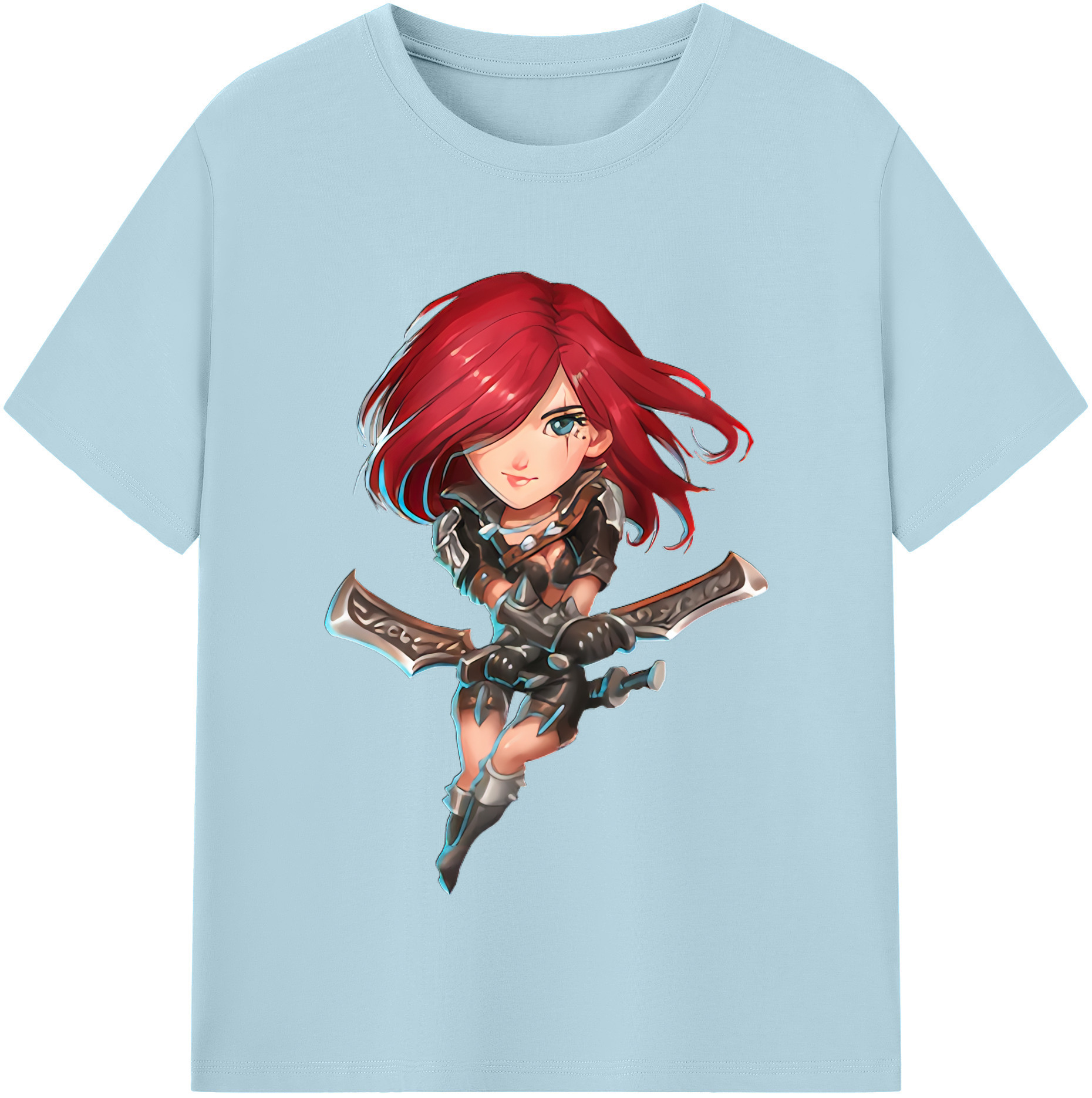リーグ・オブ・レジェンド League of Legends LOL 綿100％半袖Tシャツ（フロントプリント）